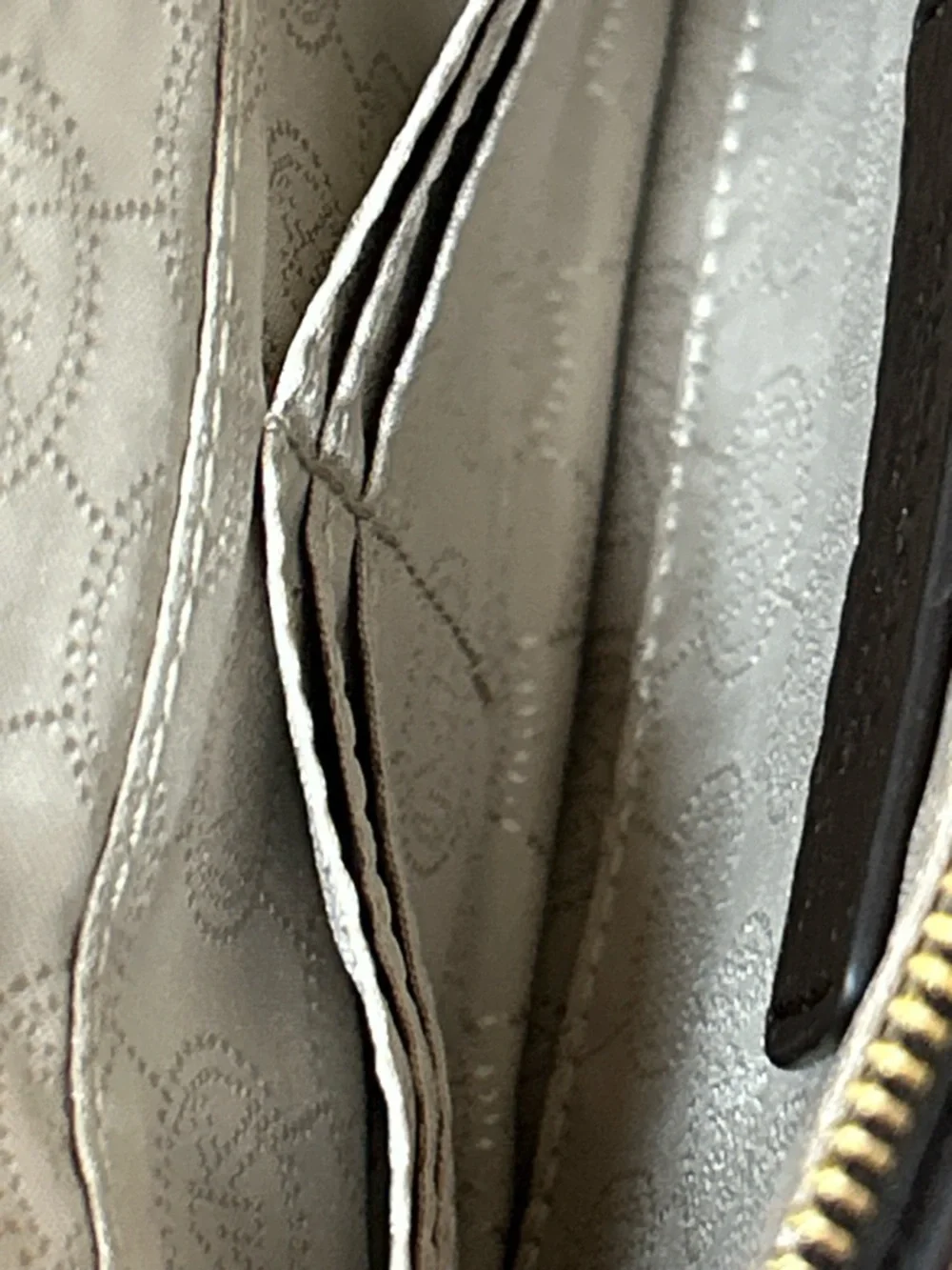 MICHAEL KORS Brown Camo Calf Hair and Leather Wristlet Approx. 10 x 5.5